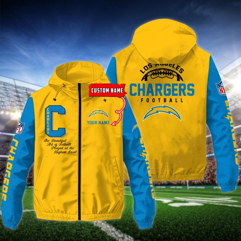 Los Angeles Chargers Outdoor Jacket Image 1