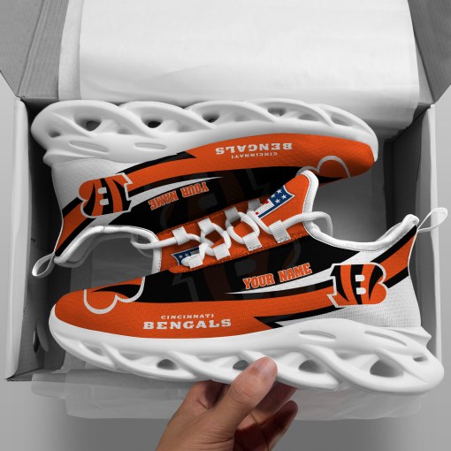 Cincinnati Bengals White Max Soul Shoes
