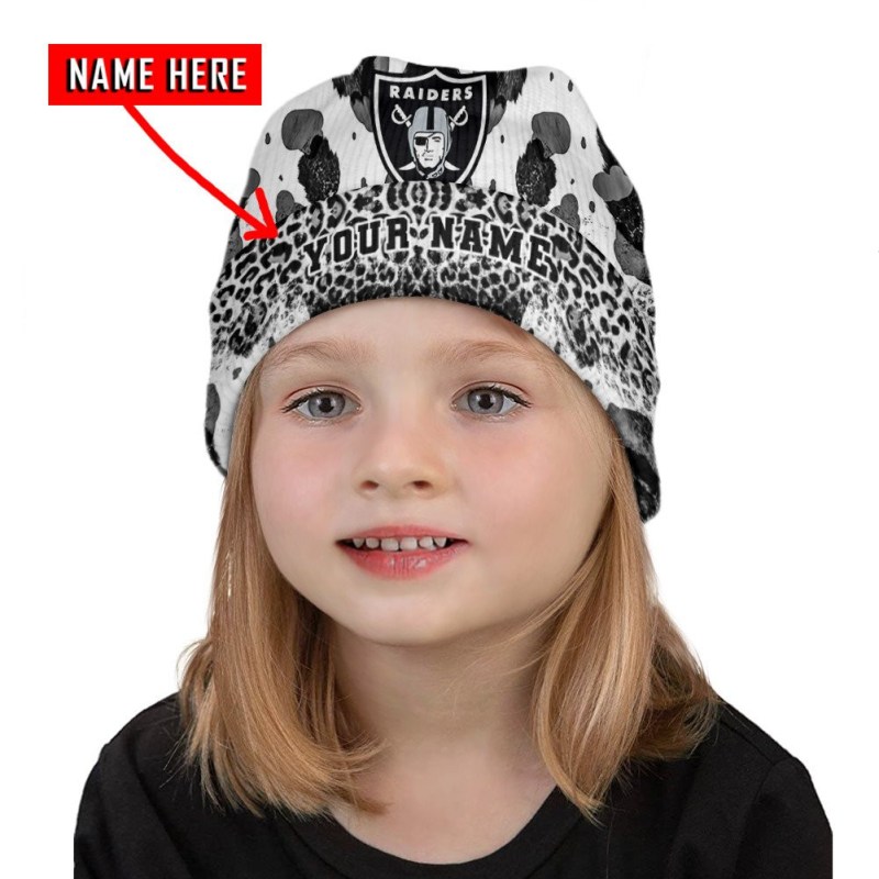 Las Vegas Raiders Personalized Wool Beanie
