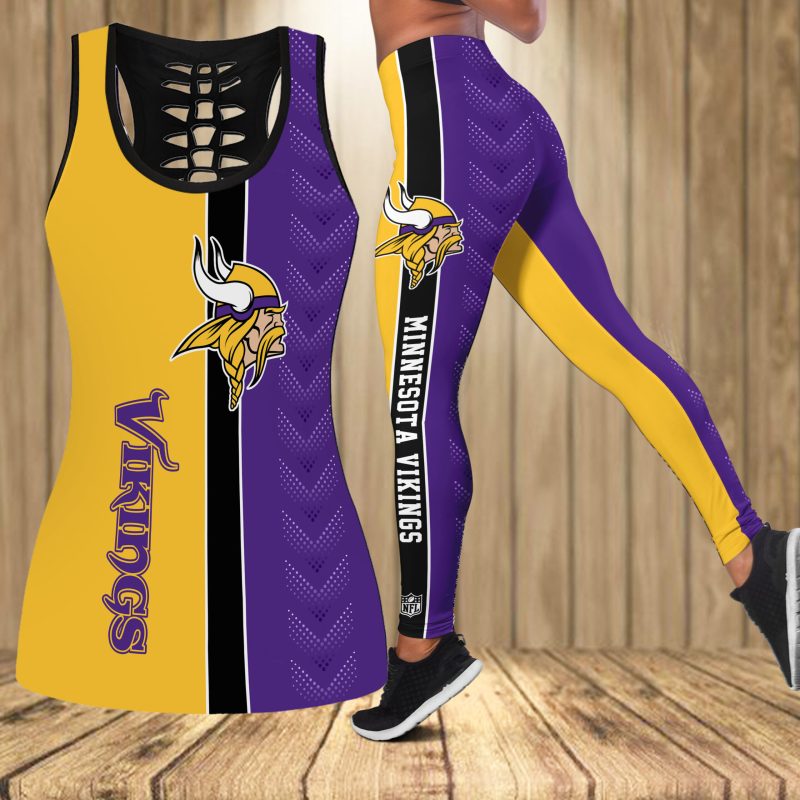 Minnesota Vikings Combo Tank Top and Leggings