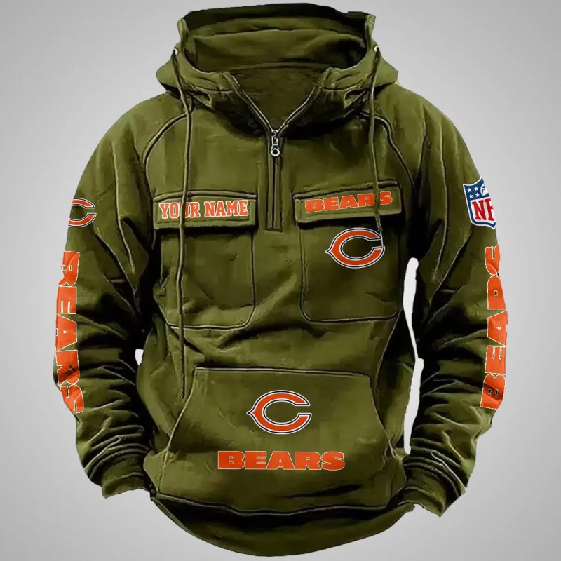 Stylish Zip Hoodie for NFL Fans