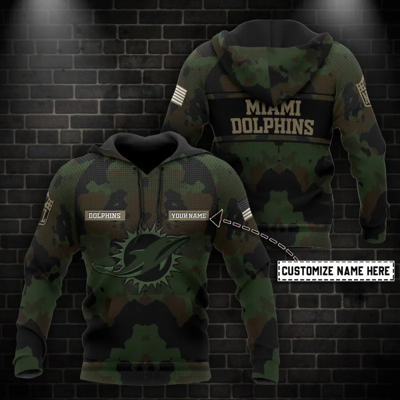 Miami Dolphins Personalized Hoodie