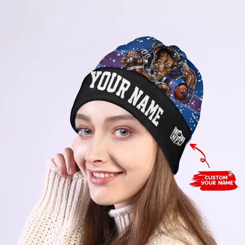 Buffalo Bills Personalized Wool Beanie