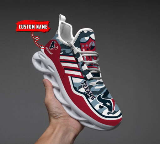 Houston Texans Personalized Yezy Running Sneakers