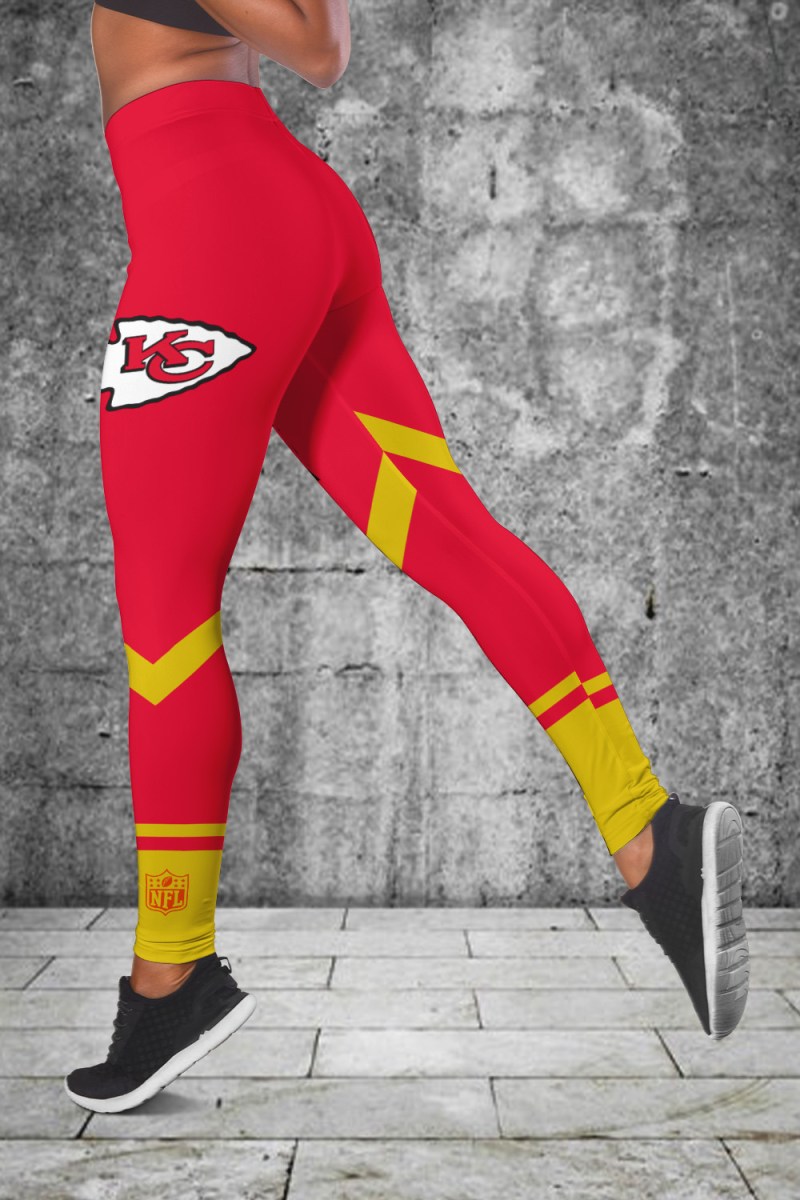 Kansas City Chiefs Personalized Combo Hoodie and Leggings - Image 3