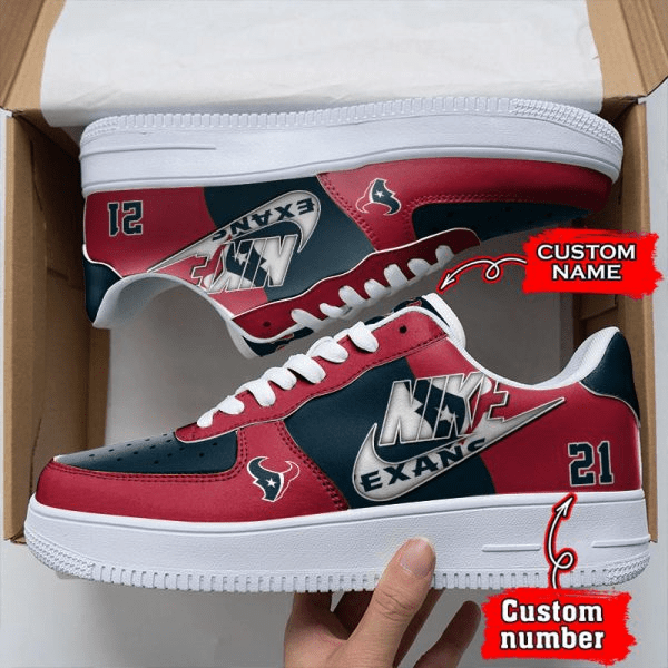 NFL Houston Texans Custom Air Force 1 Sneaker