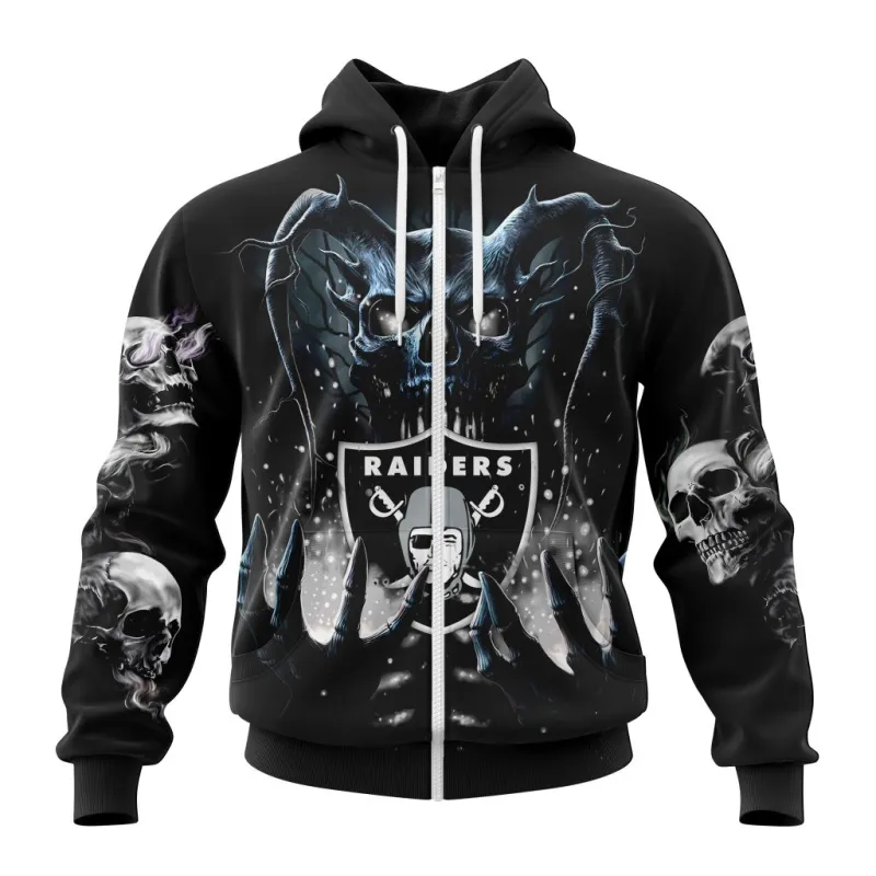 Las Vegas Raiders Zip Hoodie Front