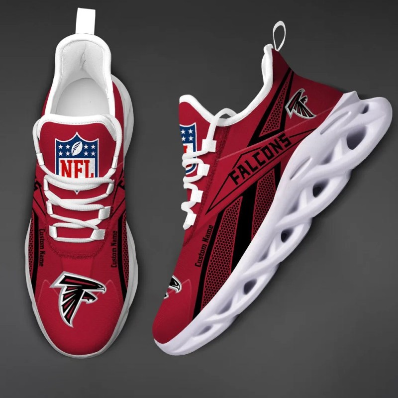 Atlanta Falcons Personalized Yezy Running Sneakers