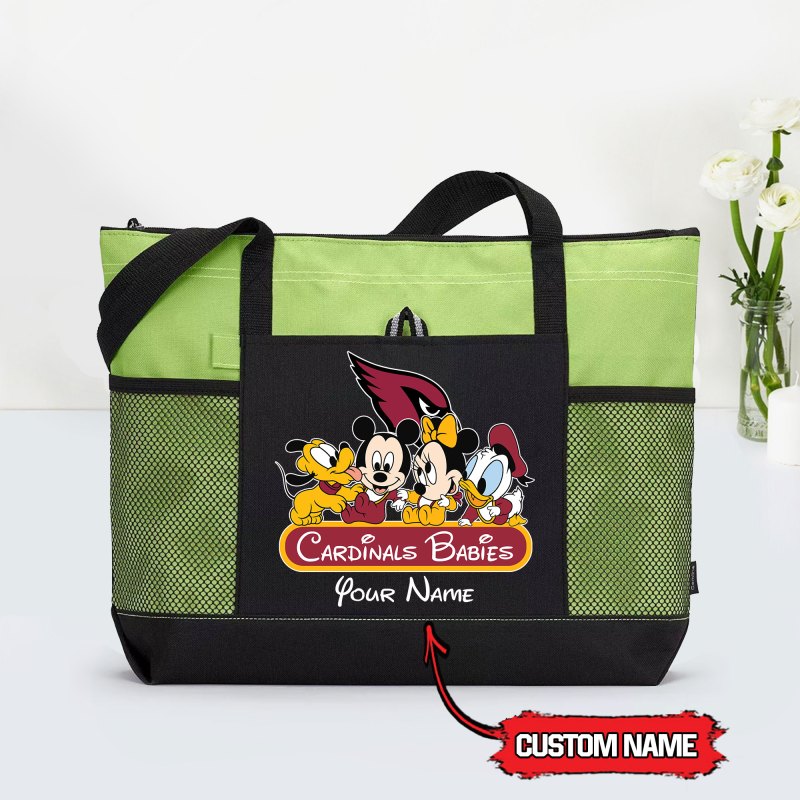 Arizona Cardinals Personalized Tote Bag Green