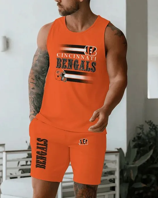 Cincinnati Bengals Summer Tank Top and Shorts
