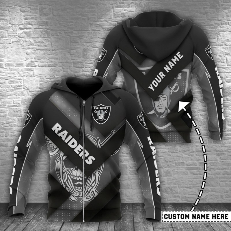 Las Vegas Raiders Personalized Hoodie Design