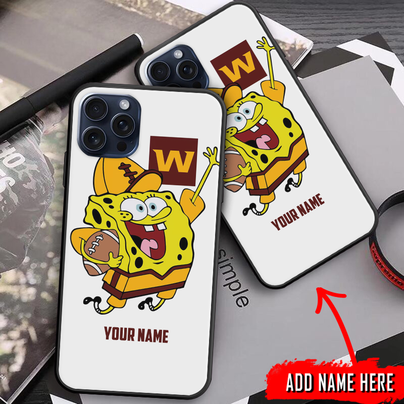 Washington Commanders Personalized Phone Case Side View