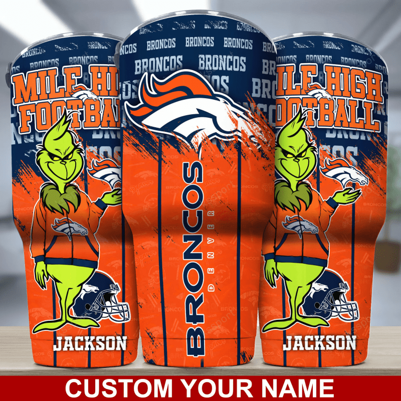 Denver Broncos Personalized Tumbler - Image 1