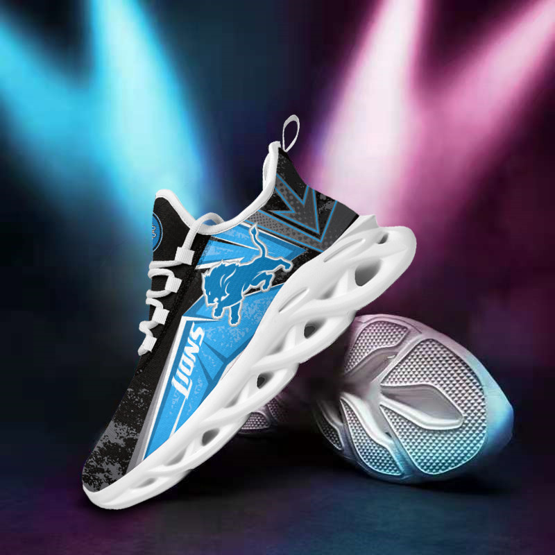 Detroit Lions Yezy Running Sneakers 820 - Front View