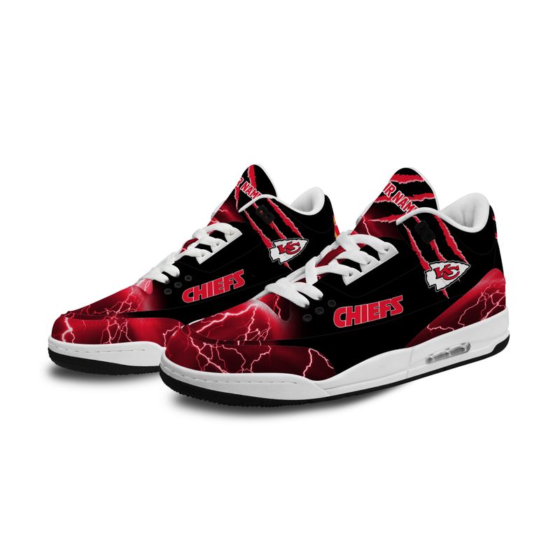 Kansas City Chiefs JD03 Leather Shoes