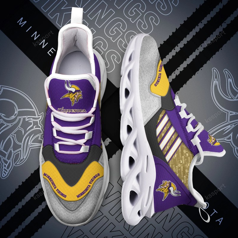 Minnesota Vikings Yezy Running Sneakers