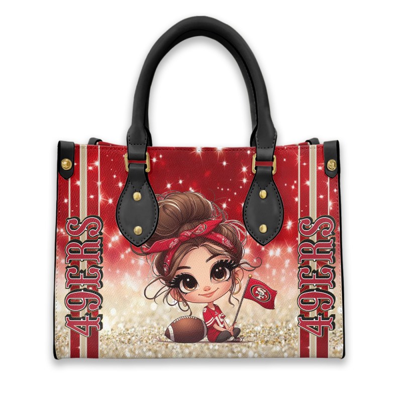San Francisco 49ers Leather Hand Bag