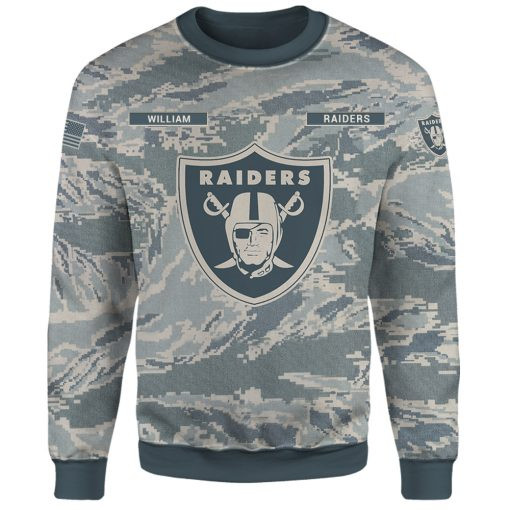 Las Vegas Raiders Personalized All Over Printed Sweater 7