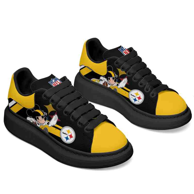 Pittsburgh Steelers MQ Sneakers Back View
