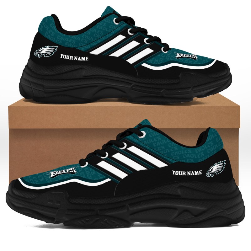 Philadelphia Eagles Sneakers Display