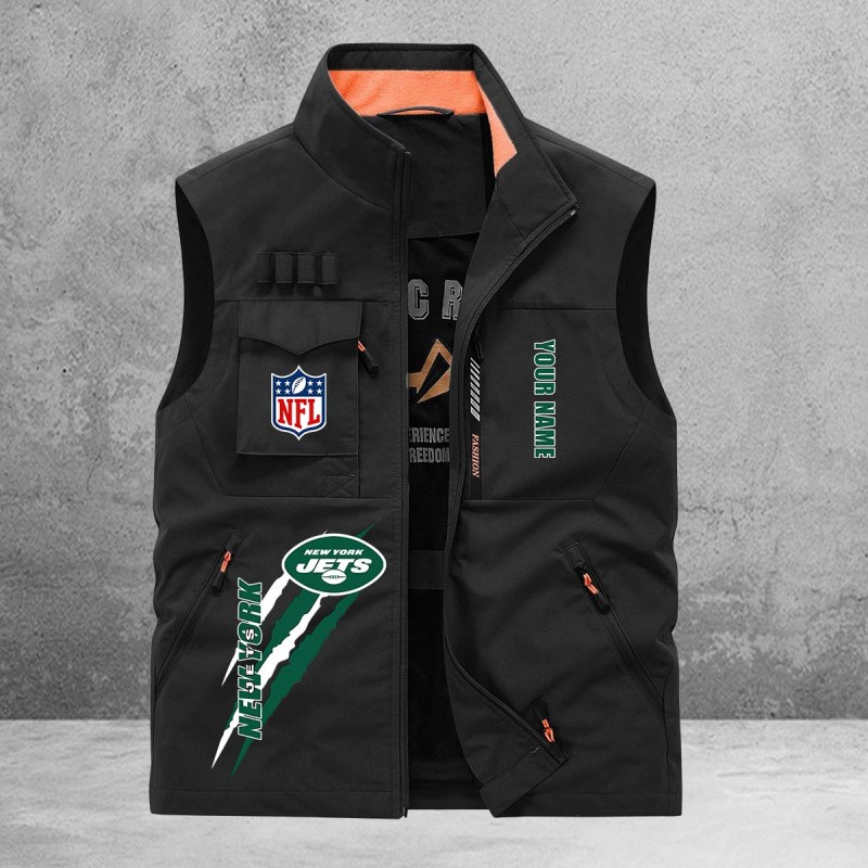 New York Jets Multi-Pockets Vest