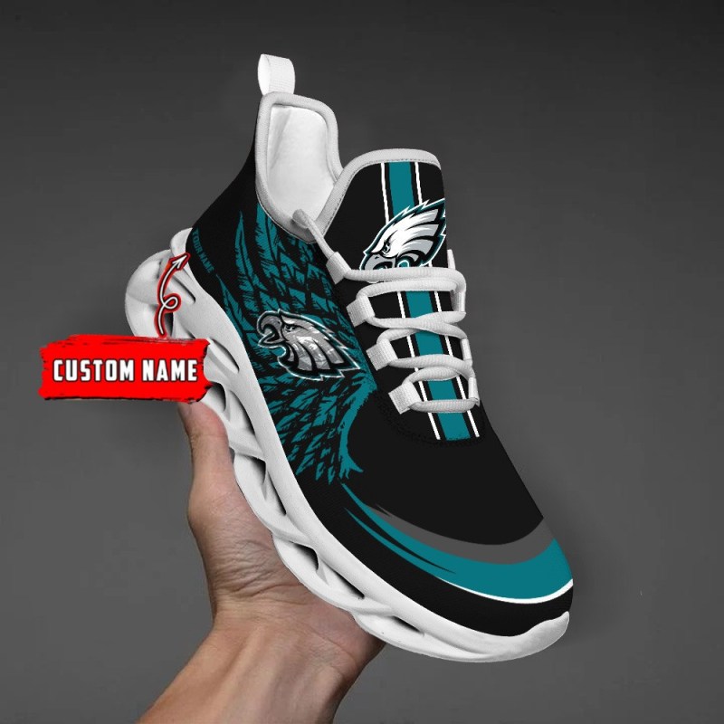 Philadelphia Eagles Personalized Yezy Running Sneakers 2