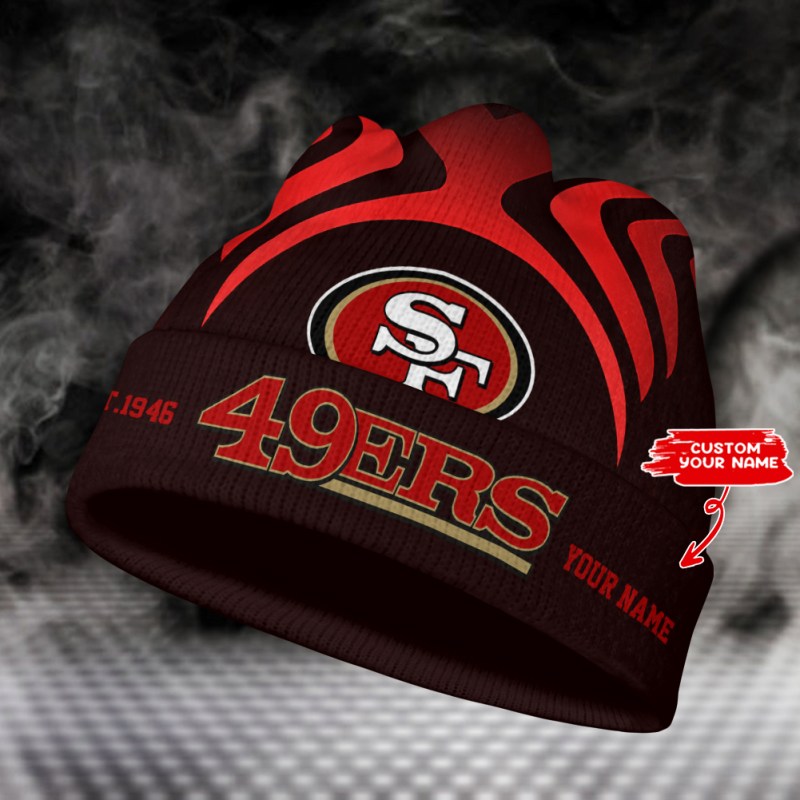 San Francisco 49ers Personalized Wool Beanie