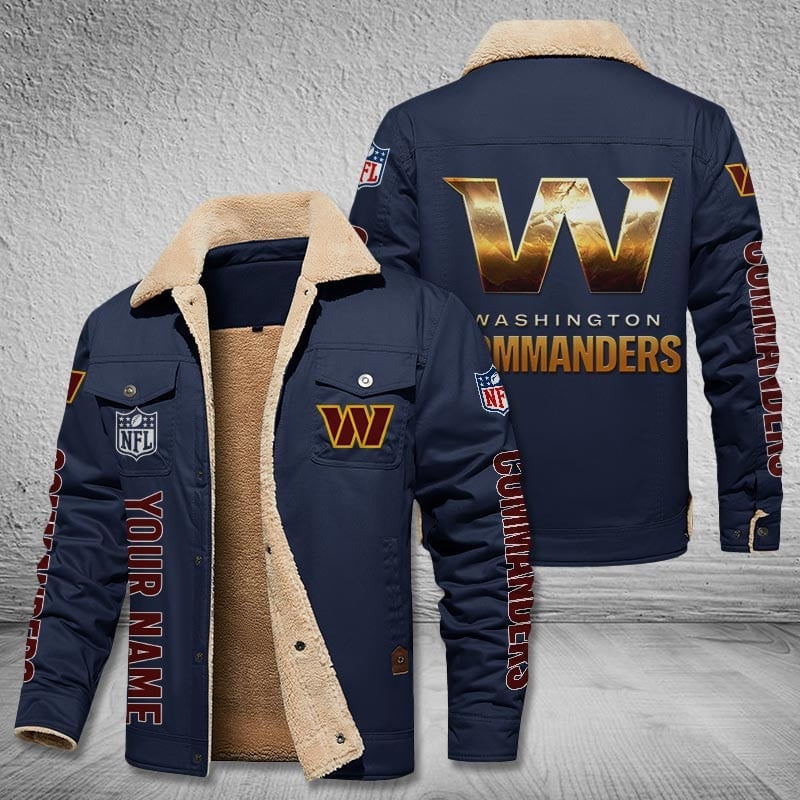 Washington Commanders Fleece Bomber Jacket