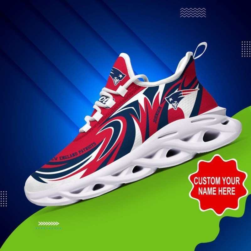 New England Patriots Yezy Running Sneakers