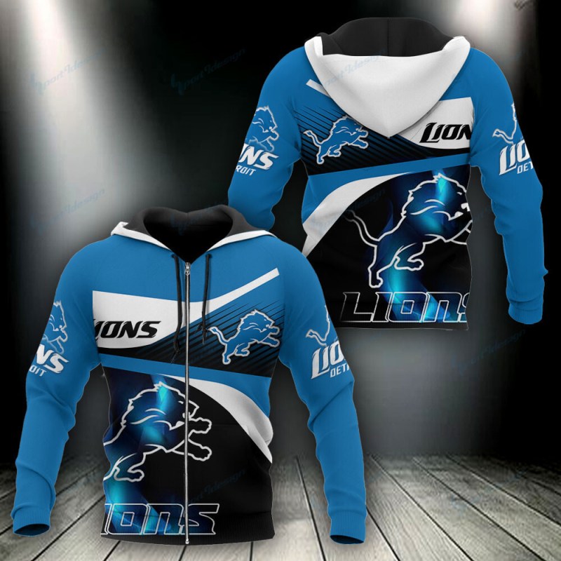 Detroit Lions Hoodie Front View