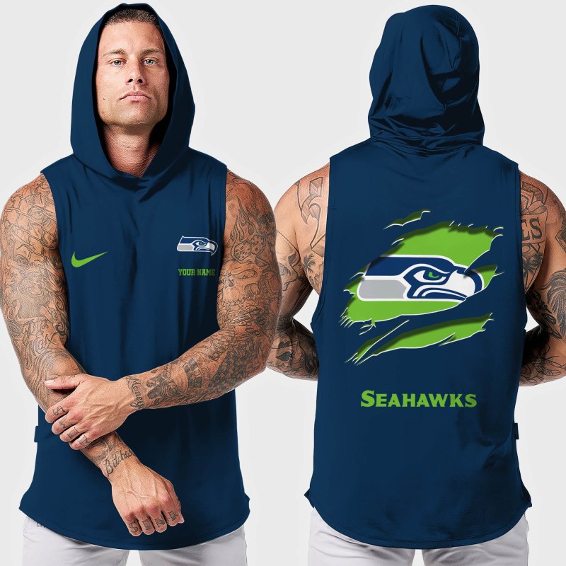 Comfortable Seattle Seahawks Hooded Tank Top