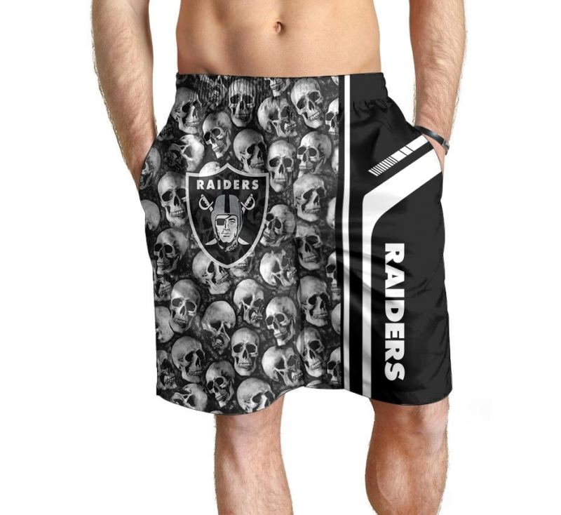 Las Vegas Raiders Men's Shorts Front View