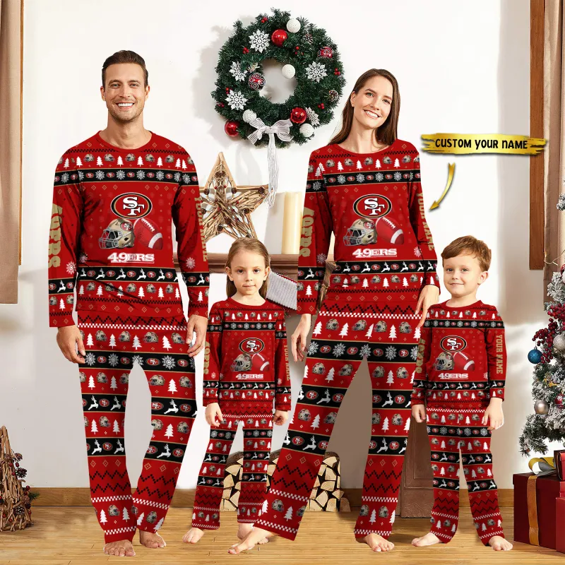 San Francisco 49ers Personalized Pajamas Set
