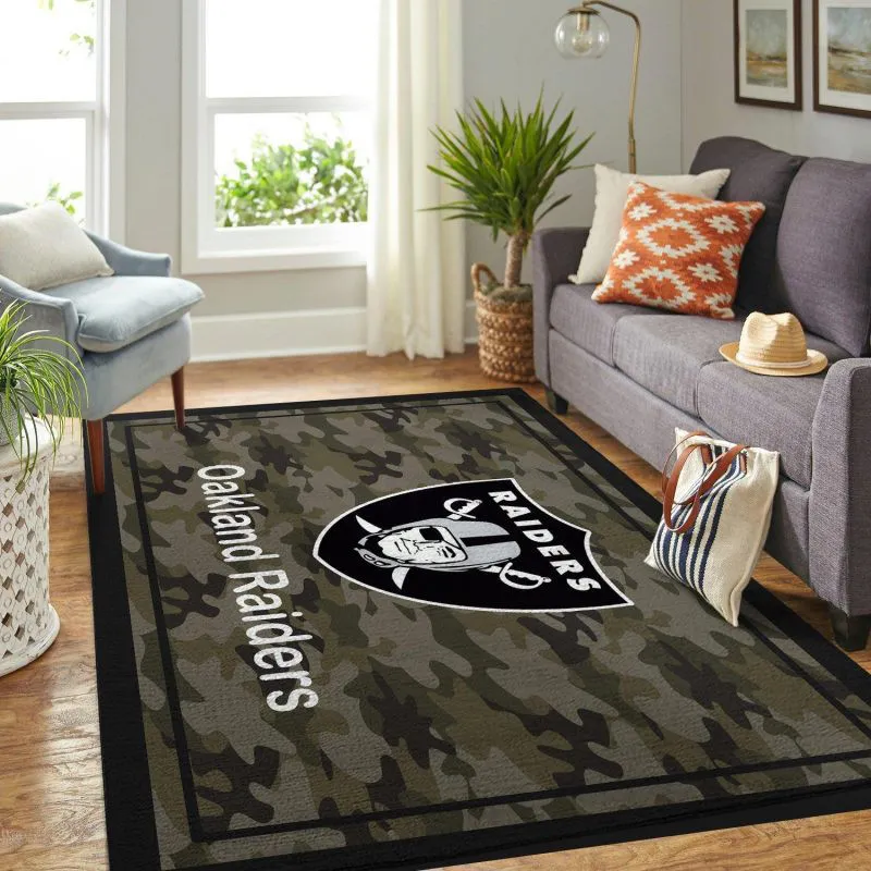Las Vegas Raiders Rectangle Rug 83