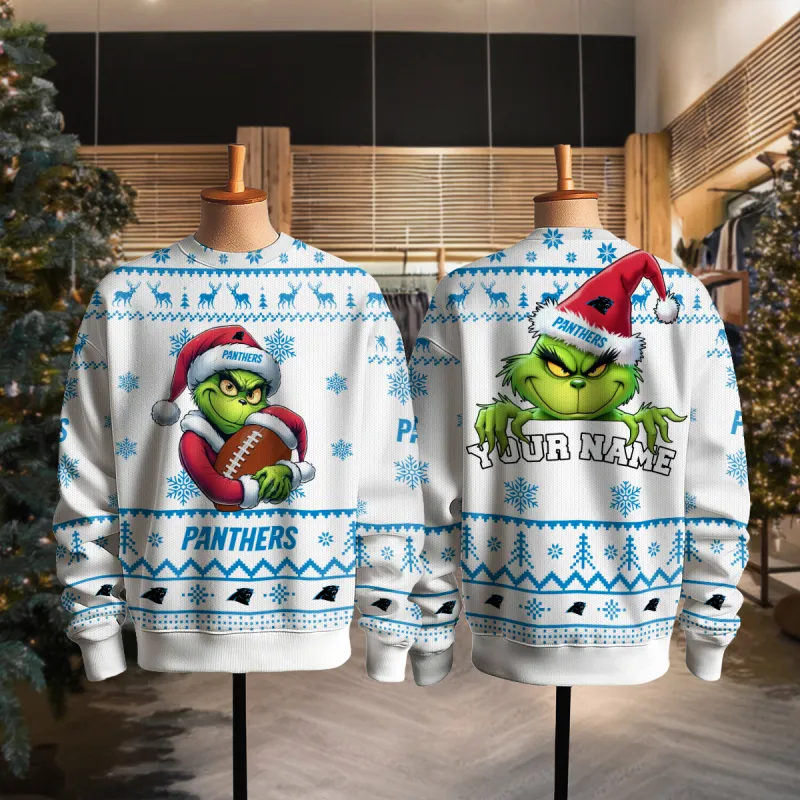 Carolina Panthers Ugly Christmas Sweater 2