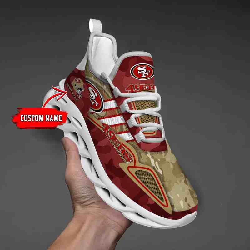 San Francisco 49ers Yezy Running Sneakers