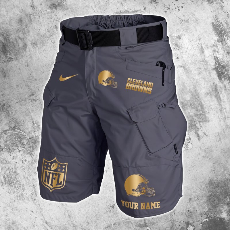 Cleveland Browns Men's Shorts Gray