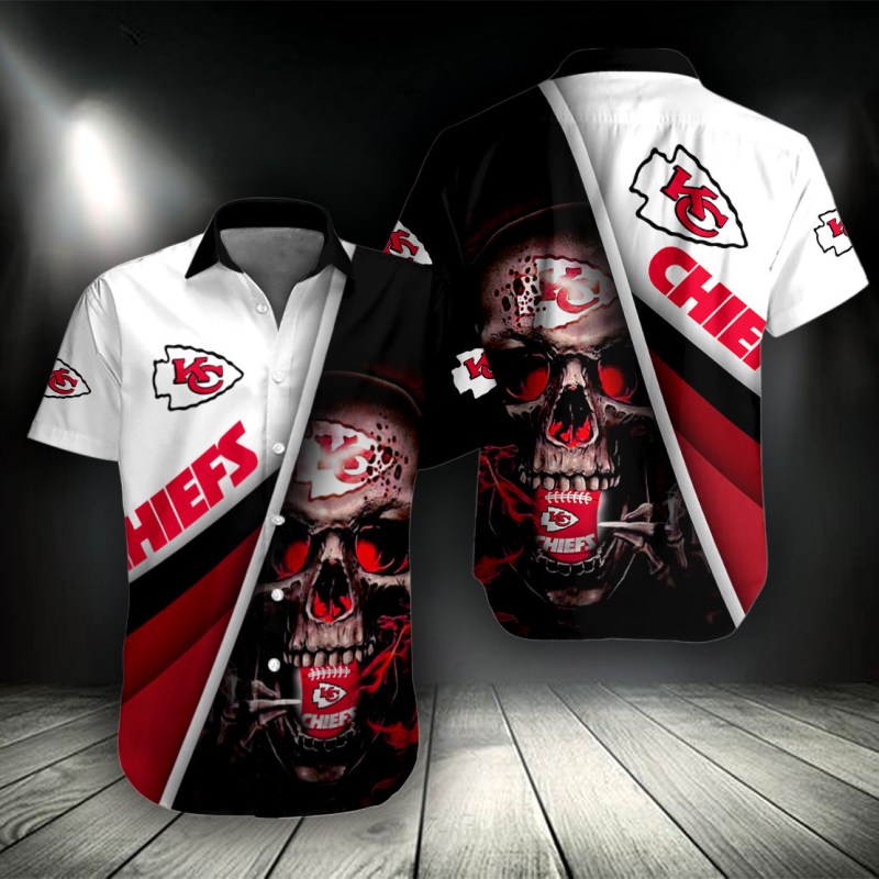 Sizing Chart for Kansas City Chiefs Button Shirt