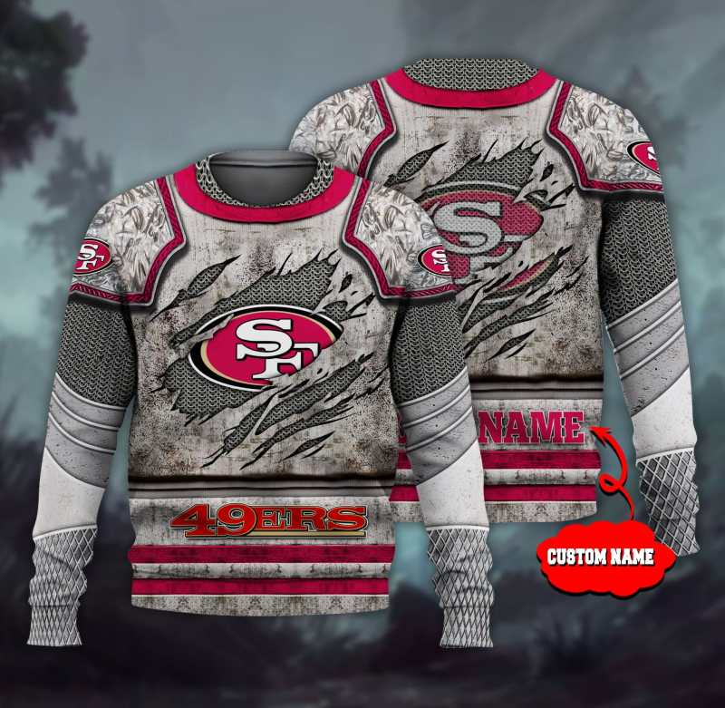 San Francisco 49ers Custom Sweater Feature