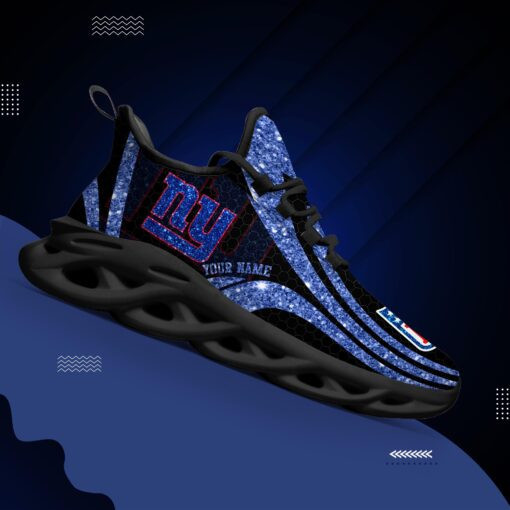 New York Giants Personalized Yezy Running Sneakers