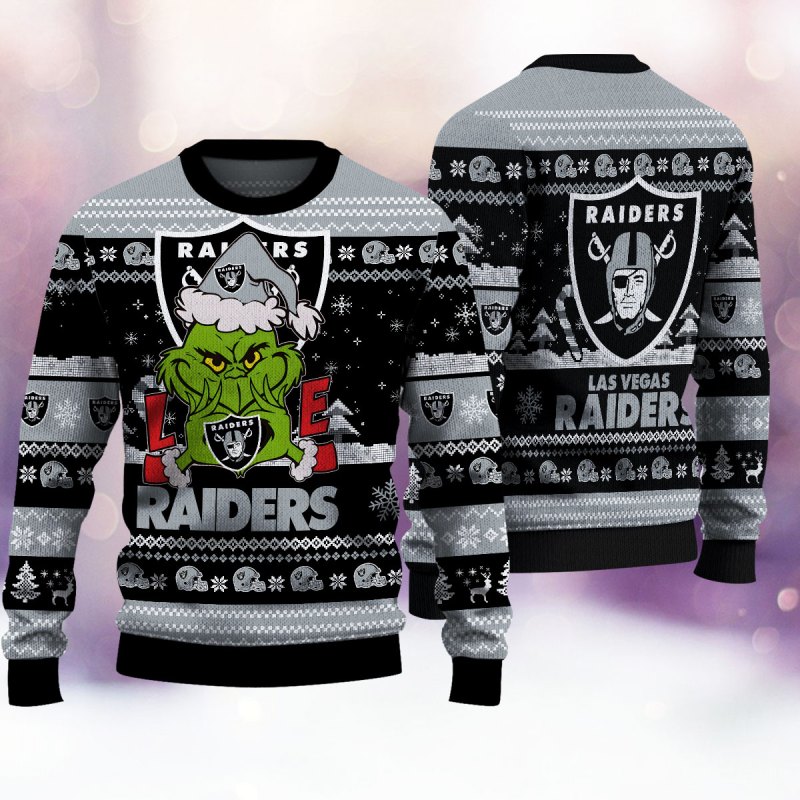 Las Vegas Raiders Ugly Christmas Sweater