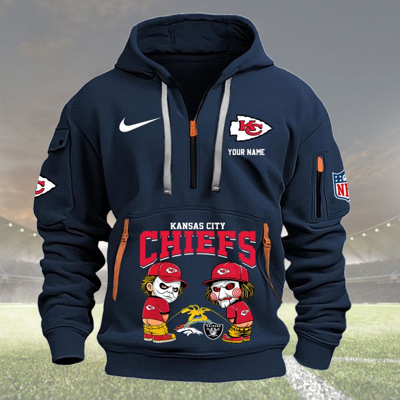 Navy Kansas City Chiefs Hoodie