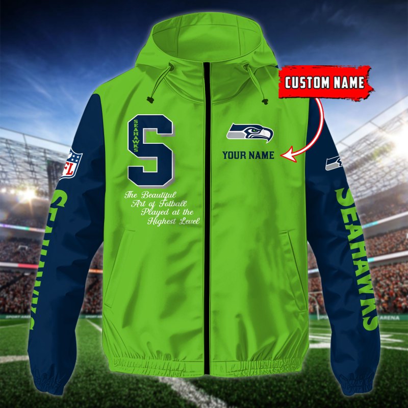 Seattle Seahawks Outdoor Jacket Image 2