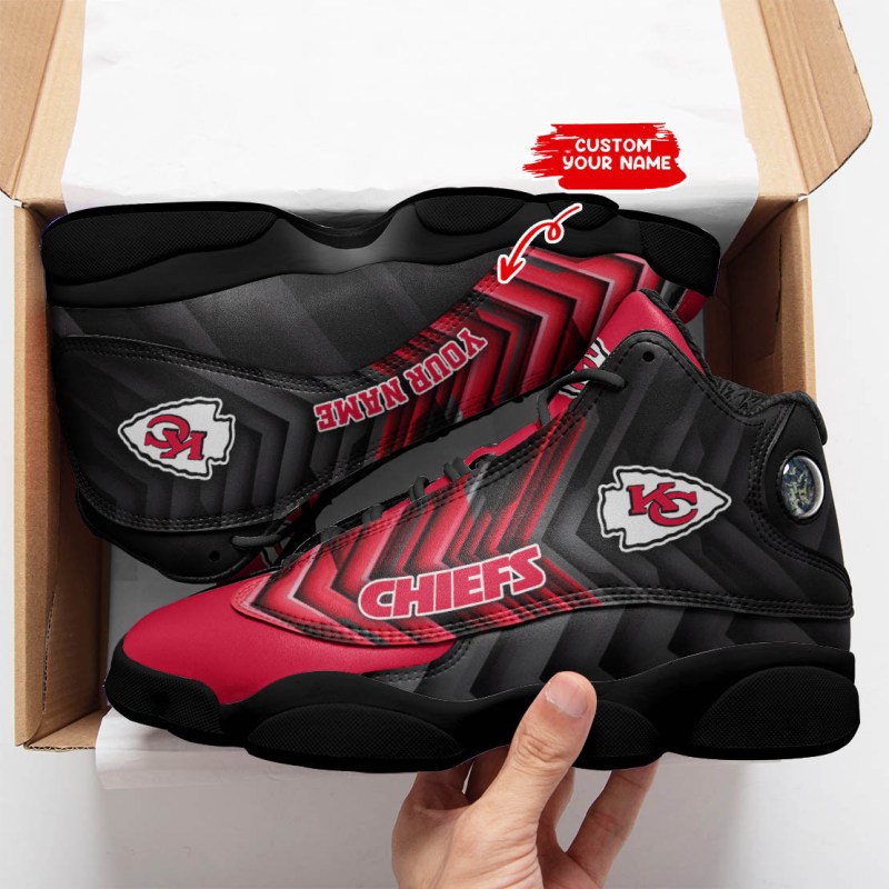 Kansas City Chiefs Personalized AJD13 Sneakers