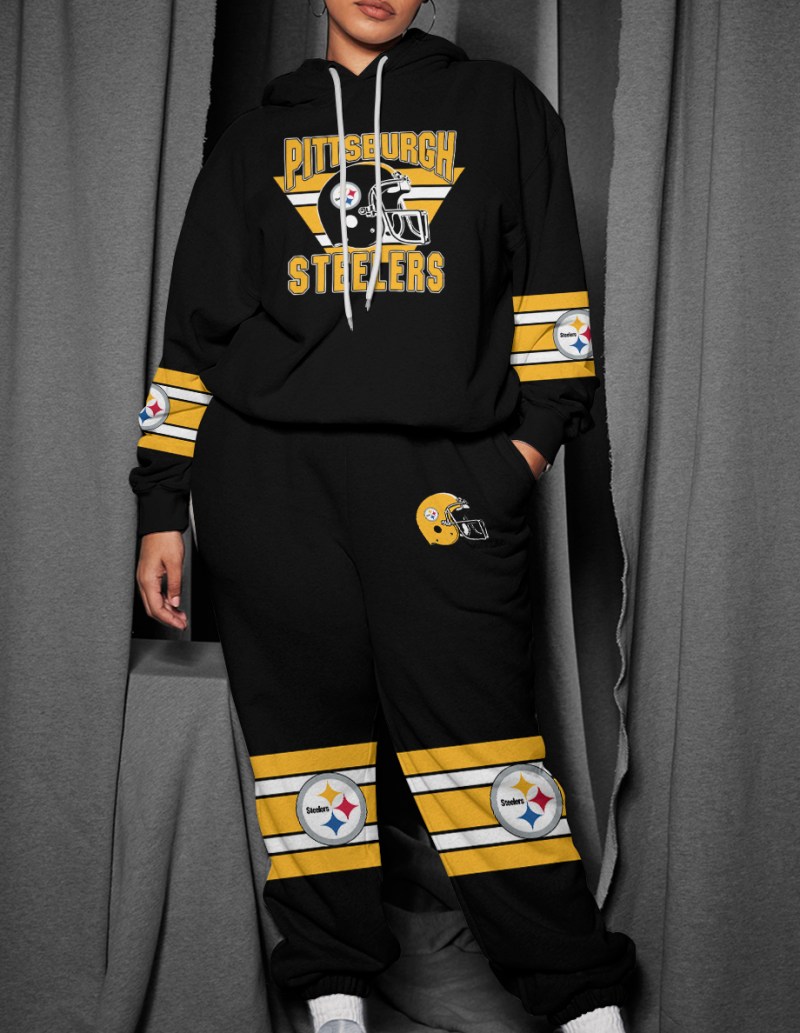 Pittsburgh Steelers Combo Pullover Hoodie and Sweatpants