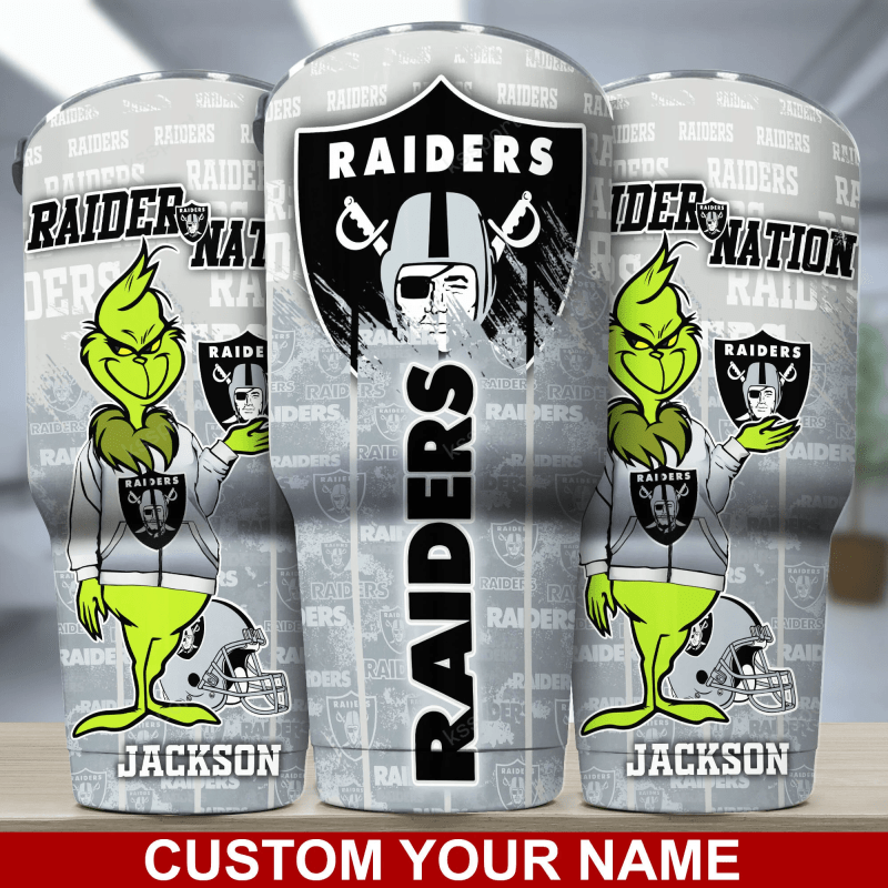 Las Vegas Raiders Personalized Tumbler