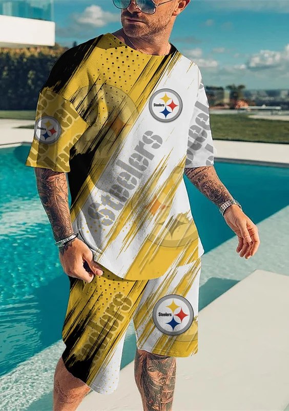 Pittsburgh Steelers T-shirt and Shorts