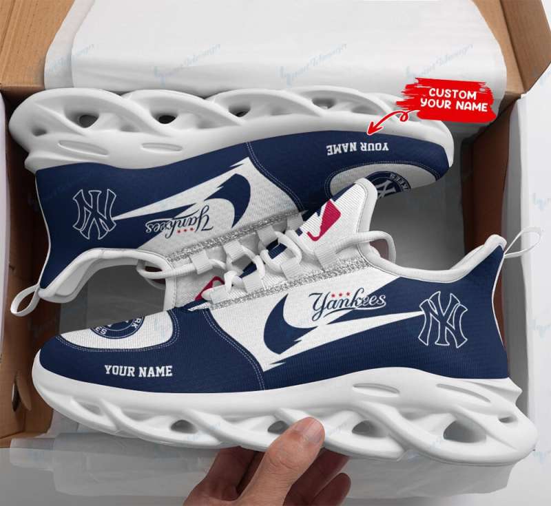 New York Yankees Personalized Yezy Running Sneakers