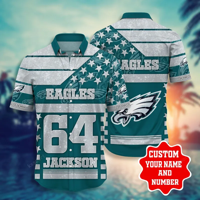 Philadelphia Eagles Personalized Shirt and Shorts