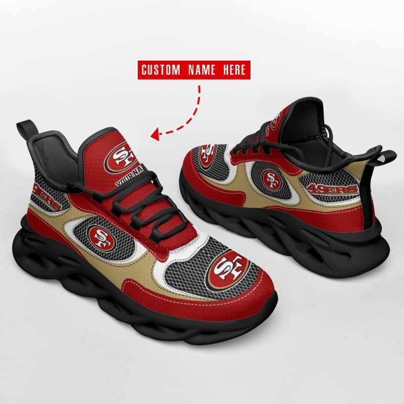 Personalized 49ers Yezy Running Sneakers
